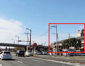 熊本県運転免許センター、パークドーム熊本方面からお越しの方の道順２
