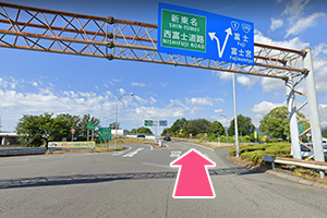 東名高速 富士インター方面から当院までの道順１